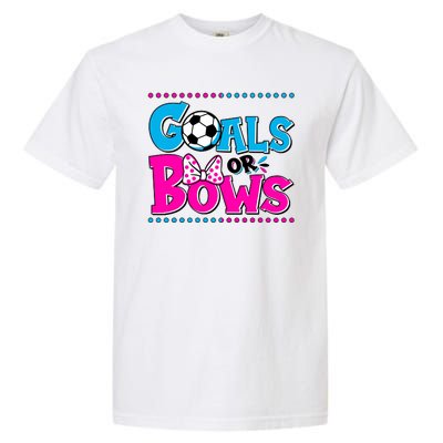 Cute Goals Or Bows Baby Gender Reveal Garment-Dyed Heavyweight T-Shirt