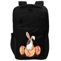 Cute Guinea Pig Easter Bunny Eggs Costume Easter Day Impact Tech Backpack