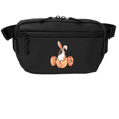 Cute Guinea Pig Easter Bunny Eggs Costume Easter Day Crossbody Pack