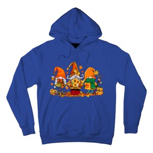 Cute Gnomes Pumpkin Fall Season Autumn Happy Thanksgiving Great Gift Hoodie