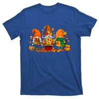 Cute Gnomes Pumpkin Fall Season Autumn Happy Thanksgiving Great Gift T-Shirt