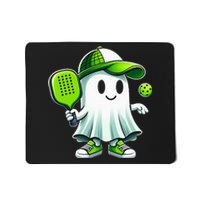 Cute Ghost Playing Pickleball Funny Pickleball Paddleball Mousepad