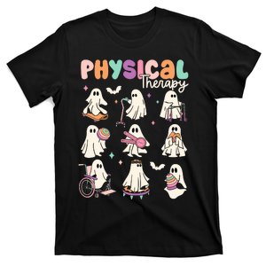 Cute Ghost Physical Therapy PT Physical Therapist Halloween T-Shirt