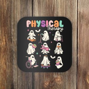 Cute Ghost Physical Therapy PT Physical Therapist Halloween Coaster