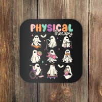 Cute Ghost Physical Therapy PT Physical Therapist Halloween Coaster