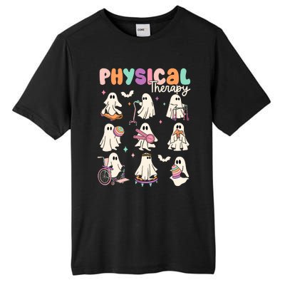 Cute Ghost Physical Therapy Pt Physical Therapist Halloween Tall Fusion ChromaSoft Performance T-Shirt