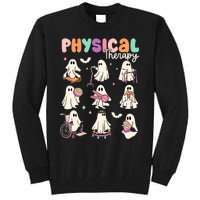 Cute Ghost Physical Therapy Pt Physical Therapist Halloween Tall Sweatshirt