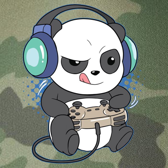 Cute Gaming Panda Video Game Computer Player Videogame PC Legacy Tie Dye Trucker Hat
