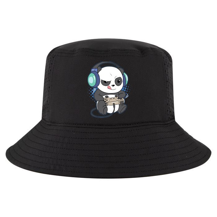 Cute Gaming Panda Video Game Computer Player Videogame PC Cool Comfort Performance Bucket Hat