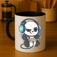 Cute Gaming Panda Video Game Computer Player Videogame PC Mug