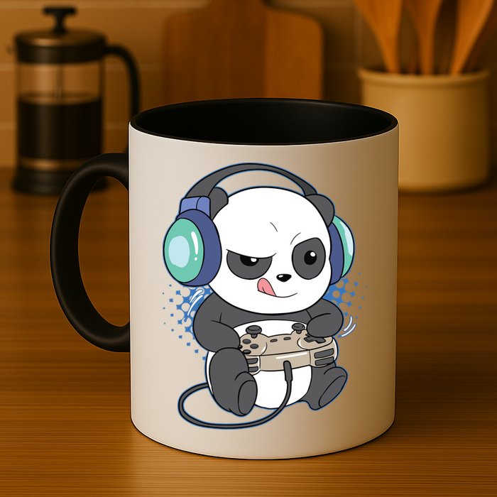 Cute Gaming Panda Video Game Computer Player Videogame PC Mug