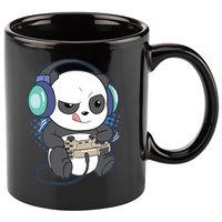 Cute Gaming Panda Video Game Computer Player Videogame PC 11oz C Handle Ceramic Mug