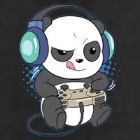 Cute Gaming Panda Video Game Computer Player Videogame PC 11oz C Handle Ceramic Mug