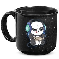 Cute Gaming Panda Video Game Computer Player Videogame PC 15oz Campfire Ceramic Mug