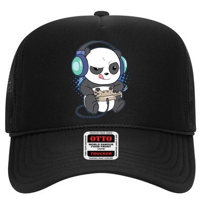 Cute Gaming Panda Video Game Computer Player Videogame PC Trucker Hat