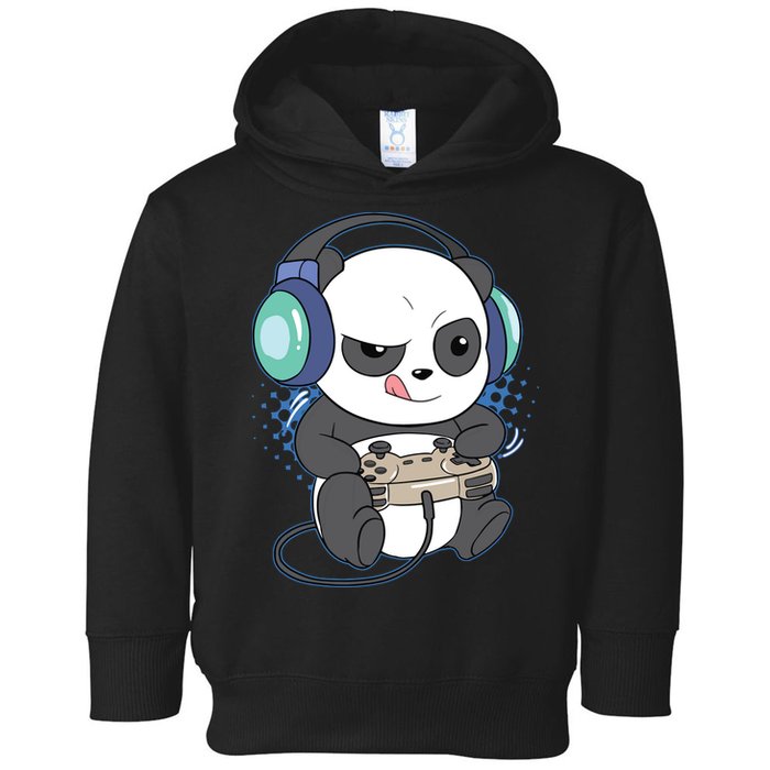 Cute Gaming Panda Video Game Computer Player Videogame PC Toddler Hoodie