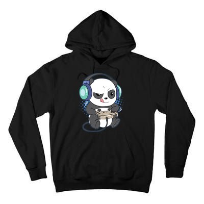 Cute Gaming Panda Video Game Computer Player Videogame PC Tall Hoodie
