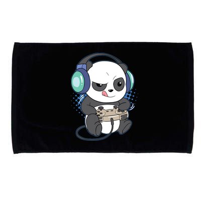 Cute Gaming Panda Video Game Computer Player Videogame PC Microfiber Hand Towel