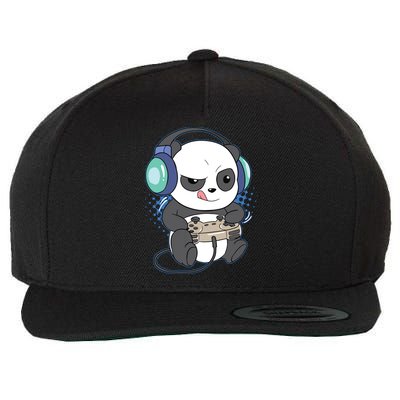 Cute Gaming Panda Video Game Computer Player Videogame PC Wool Snapback Cap