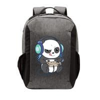Cute Gaming Panda Video Game Computer Player Videogame PC Vector Backpack