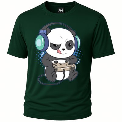 Cute Gaming Panda Video Game Computer Player Videogame PC Performance Shirt