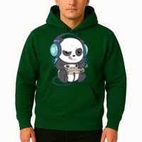 Cute Gaming Panda Video Game Computer Player Videogame PC Hoodie