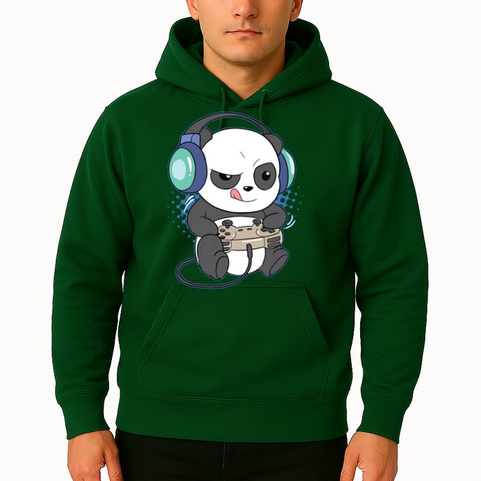 Cute Gaming Panda Video Game Computer Player Videogame PC Hoodie