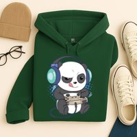 Cute Gaming Panda Video Game Computer Player Videogame PC Hoodie