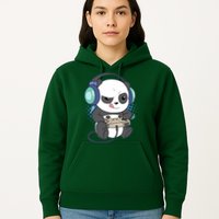 Cute Gaming Panda Video Game Computer Player Videogame PC Hoodie