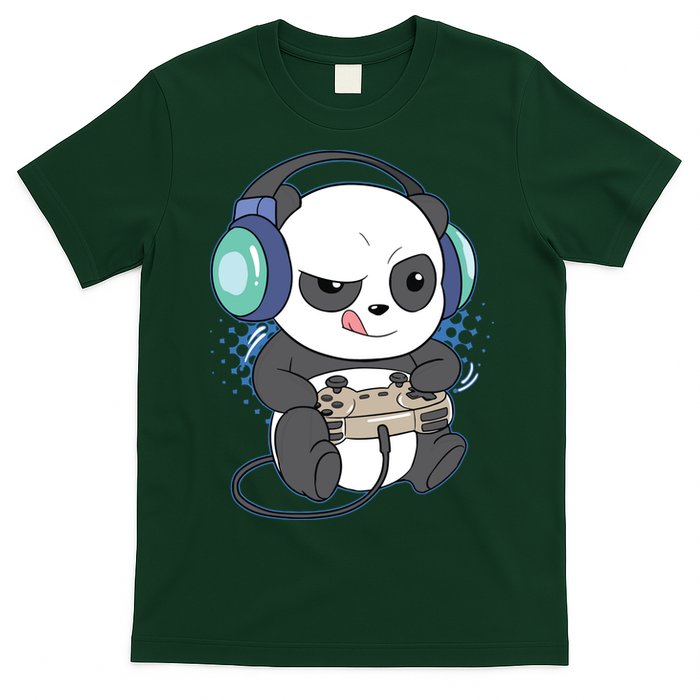 Cute Gaming Panda Video Game Computer Player Videogame PC T-Shirt
