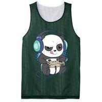 Cute Gaming Panda Video Game Computer Player Videogame PC Mesh Reversible Basketball Jersey Tank