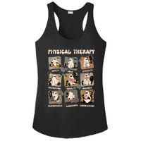 Cute Ghost Physical Therapy PT Physical Therapist Halloween Ladies PosiCharge Competitor Racerback Tank