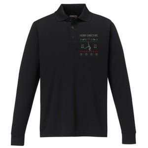 Christmas Gymnastics Player Gymnast Sport Lover Ugly Funny Performance Long Sleeve Polo