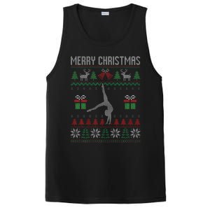 Christmas Gymnastics Player Gymnast Sport Lover Ugly Funny PosiCharge Competitor Tank