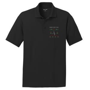 Christmas Gymnastics Player Gymnast Sport Lover Ugly Funny PosiCharge RacerMesh Polo