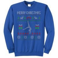 Christmas Gymnastics Player Gymnast Sport Lover Ugly Funny Sweatshirt