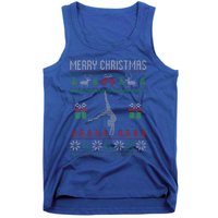 Christmas Gymnastics Player Gymnast Sport Lover Ugly Funny Tank Top