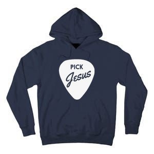 ChristianiTees Guitar Pick Jesus Tall Hoodie