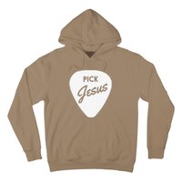 ChristianiTees Guitar Pick Jesus Hoodie