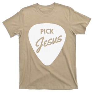 ChristianiTees Guitar Pick Jesus T-Shirt