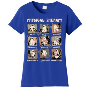 Cute Ghost Physical Therapy Pt Physical Therapist Halloween Women's T-Shirt