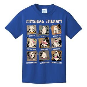 Cute Ghost Physical Therapy Pt Physical Therapist Halloween Kids T-Shirt