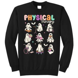 Cute Ghost Physical Therapy Pt Physical Therapist Halloween Sweatshirt