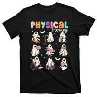 Cute Ghost Physical Therapy Pt Physical Therapist Halloween T-Shirt