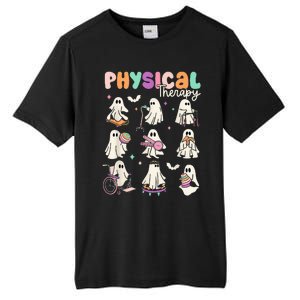 Cute Ghost Physical Therapy Pt Physical Therapist Halloween Tall Fusion ChromaSoft Performance T-Shirt