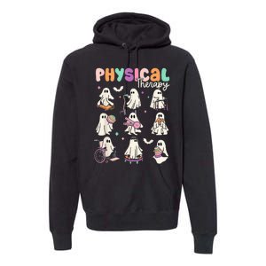 Cute Ghost Physical Therapy Pt Physical Therapist Halloween Premium Hoodie