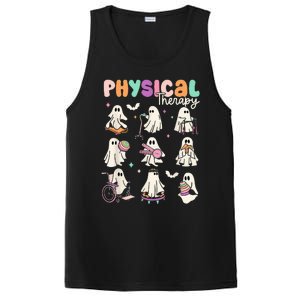 Cute Ghost Physical Therapy Pt Physical Therapist Halloween PosiCharge Competitor Tank