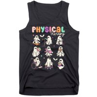 Cute Ghost Physical Therapy Pt Physical Therapist Halloween Tank Top