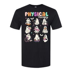 Cute Ghost Physical Therapy Pt Physical Therapist Halloween Softstyle CVC T-Shirt