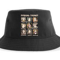 Cute Ghost Physical Therapy PT Physical Therapist Halloween Sustainable Bucket Hat